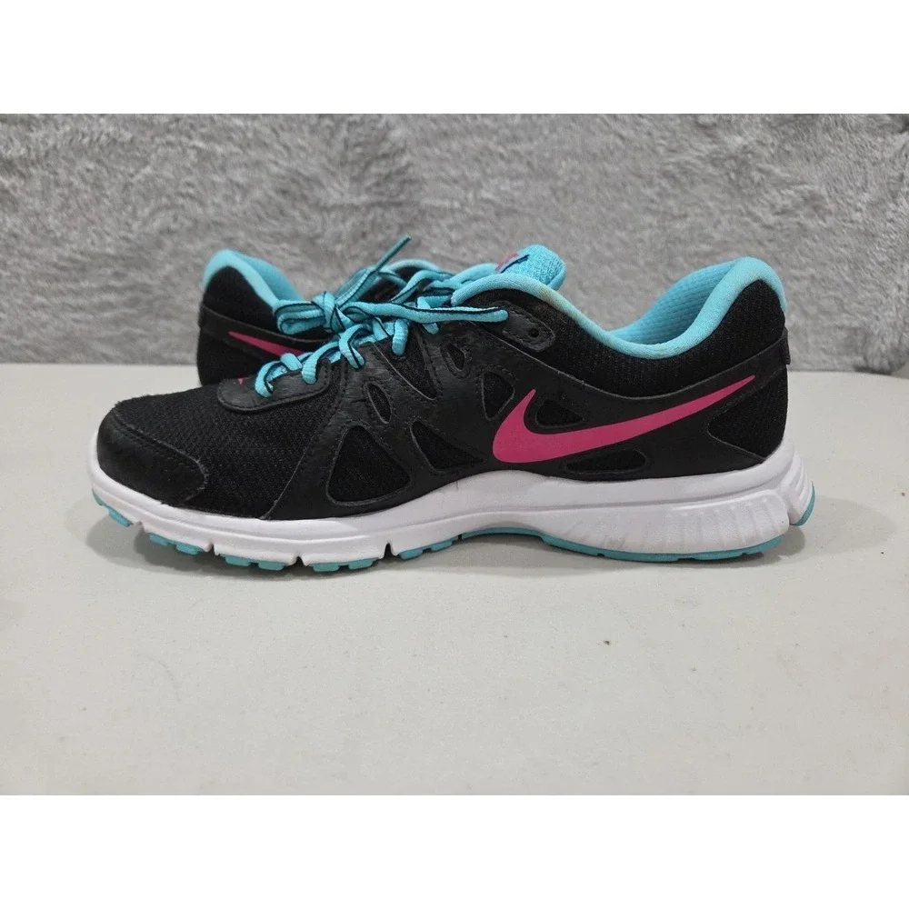 Nike Shoes Womens Sz 11  Revolution 2 Running Sneakers Black Lace Up  554900-019